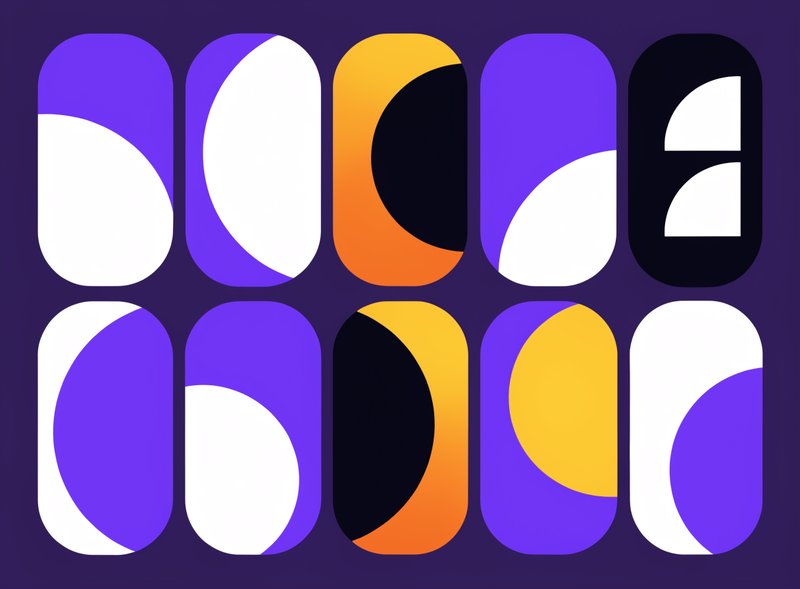 A colorful abstract graphic with geometric shapes and the text 'SOCA' represents modern social media design.